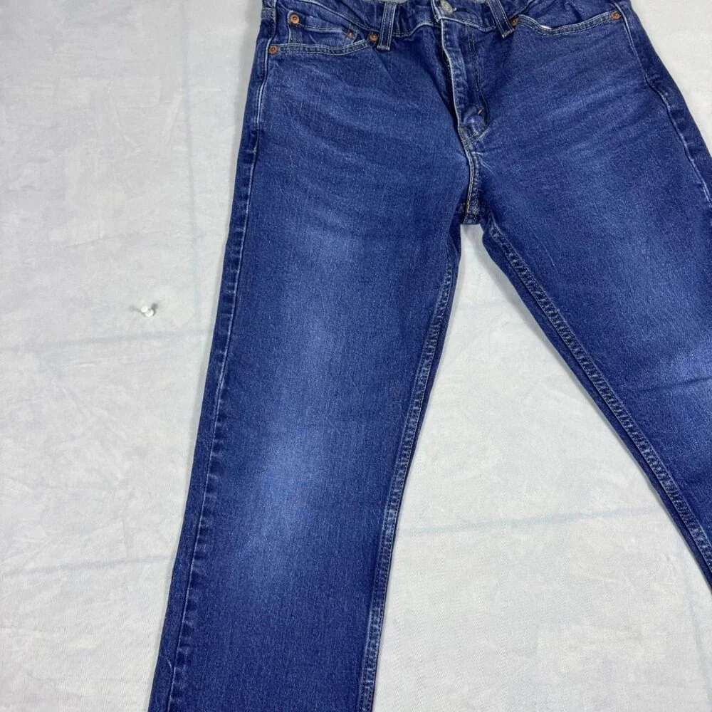 Levi's 511 Men's Straight Leg Jeans Blue Denim Slim Fit Zip Fly 5-Pocket W30 L32